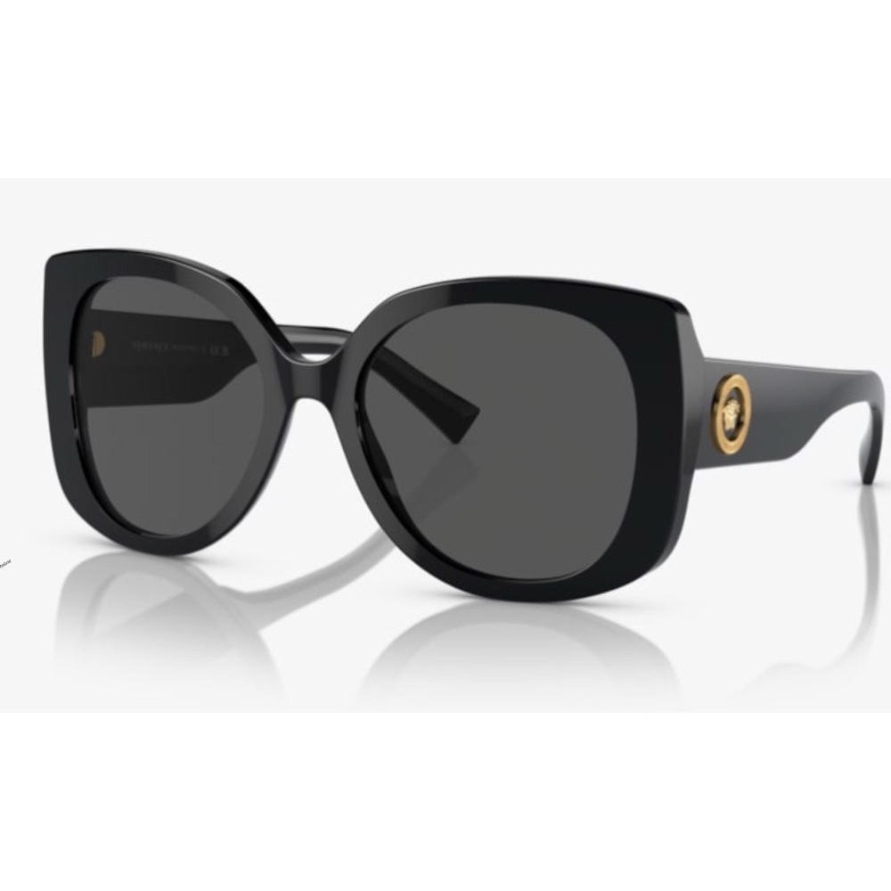 Versace Black Sunglasses Sleek Iconic Design